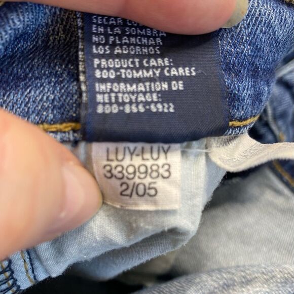 Vintage Tommy Hilfiger Tommy Jeans Denim Bermuda Shorts Flap Pockets Y2K 2005 9 - Picture 14 of 15